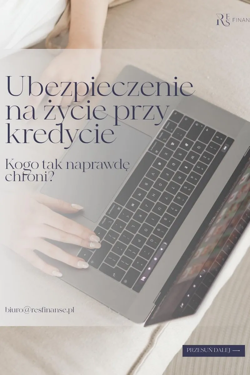 Ubezpieczenie na życie przy kredycie w pierwszej kolejności może zabezpieczać spłatę zobowiązania.

Czyli chroni bank? Tak - ale dobrze dobrana polisa może też chronić Twoich bliskich przed pozostaniem z dużym kredytem.

Dlatego przed podpisaniem umowy warto sprawdzić zakres ochrony, wyłączenia, sumę ubezpieczenia i to, czy składka jest płacona osobno, czy doliczona do kredytu.

Warto sprawdzić, czy polisa działa nie tylko na korzyść banku, ale też realnie zabezpiecza Ciebie i Twoich bliskich.

Skontaktuj się z nami!
📩 biuro@resfinanse.pl